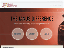 Tablet Screenshot of janusadmin.com